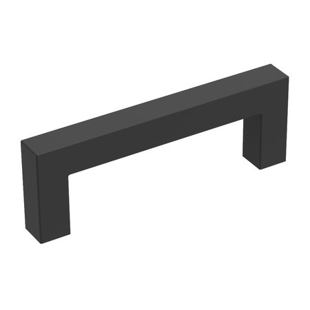 HERITAGE DESIGNS Contemporary Pull 3 Inch Center to Center Matte Black Finish, 10PK R077746MBX10B